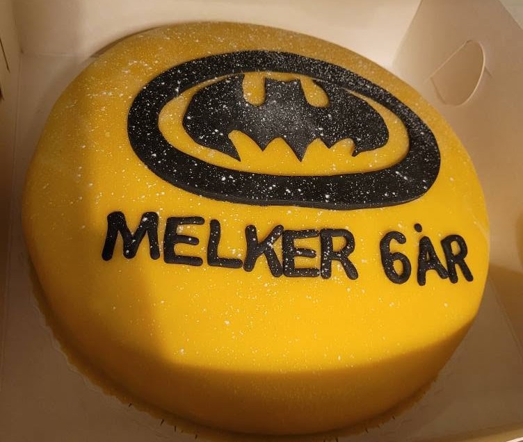 Batman tårta