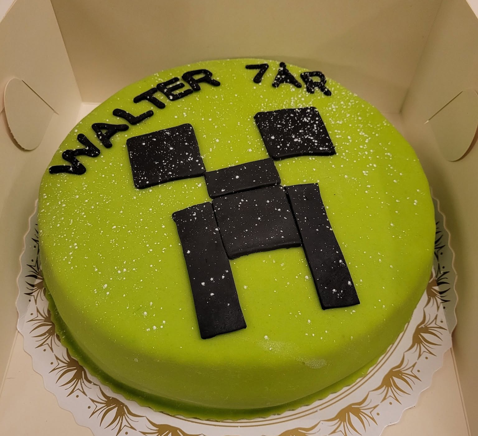 Minecraft tårta