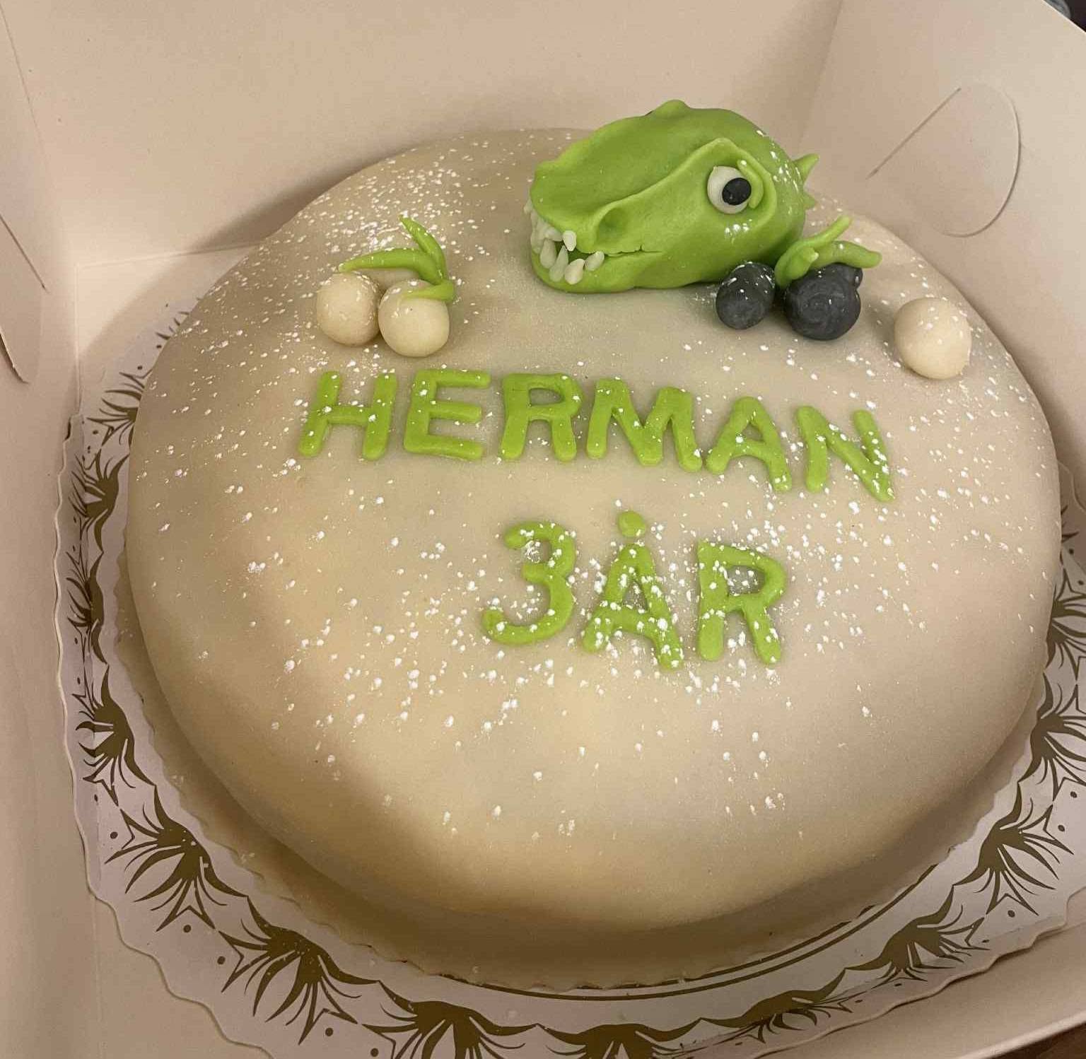 Dinosaurie tårta