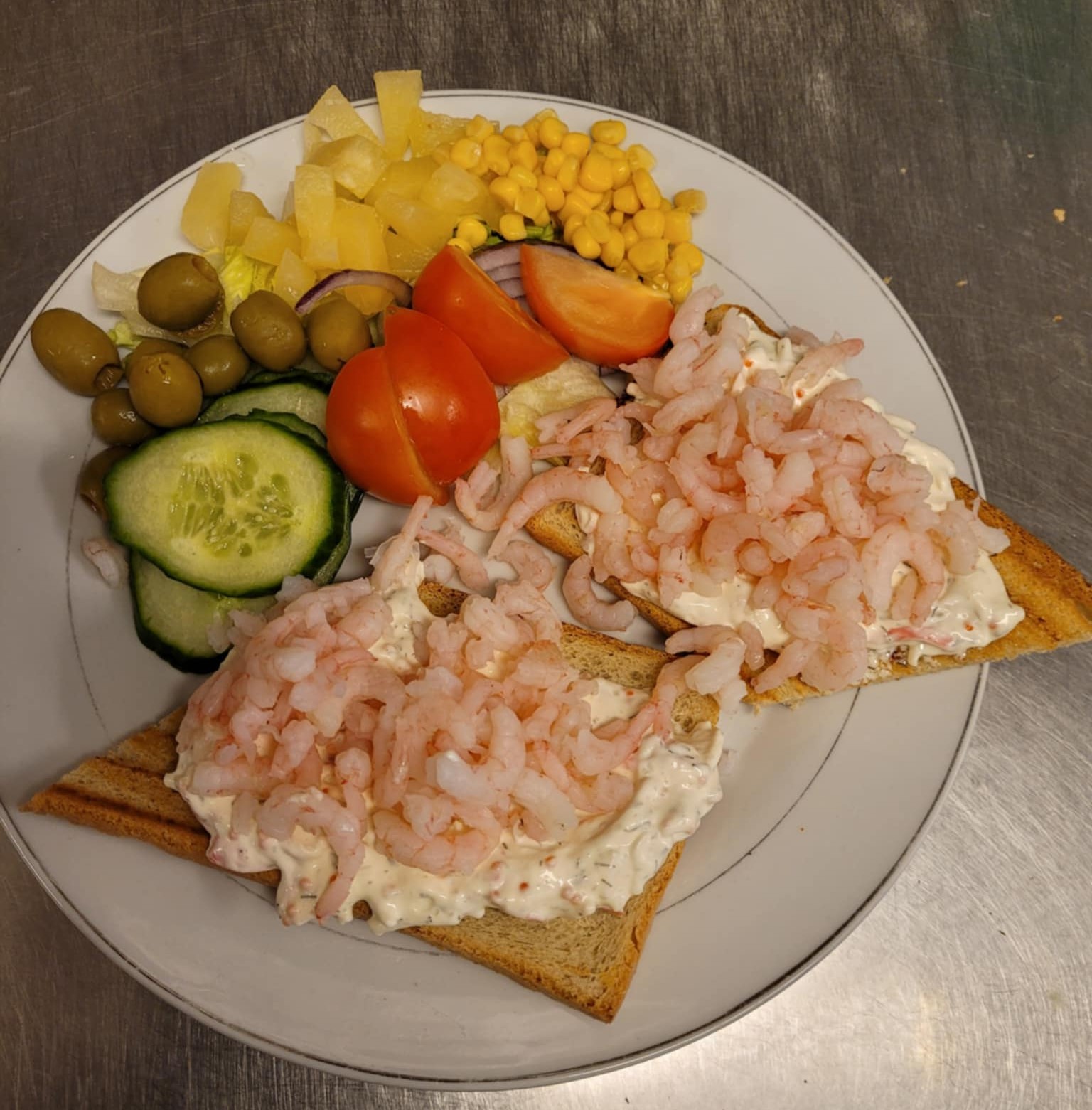Toast skagen