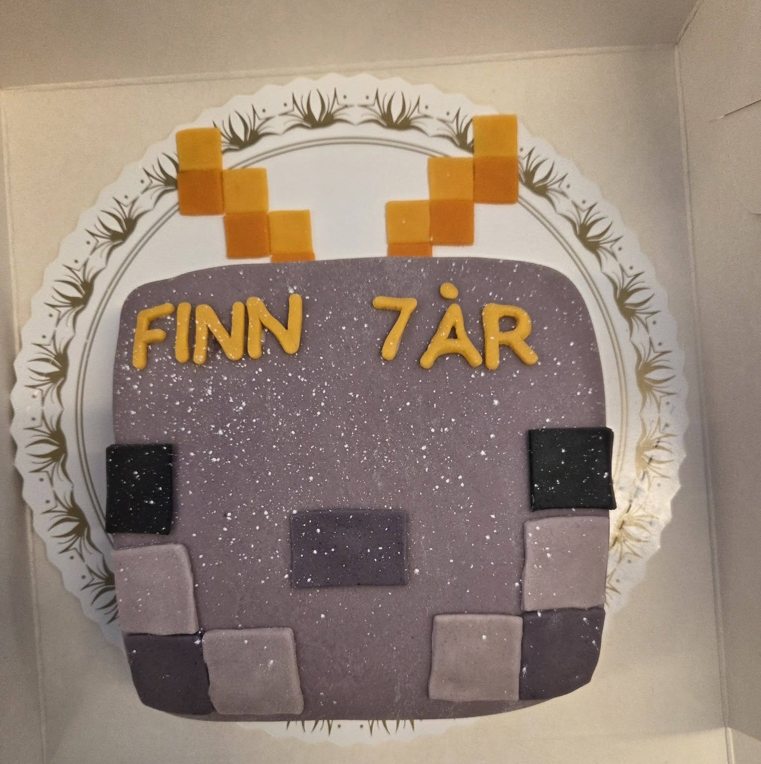 Minecraft tårta