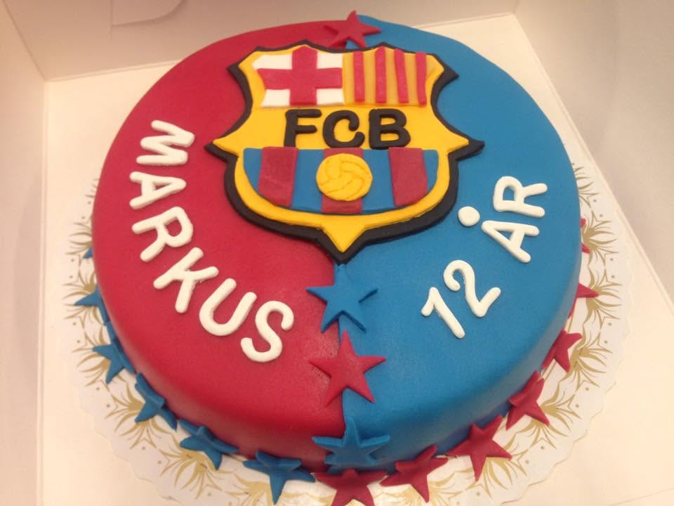 Fcb tårta barcelona