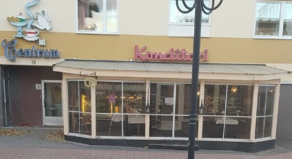 Glasverandan på Konditori Centrum