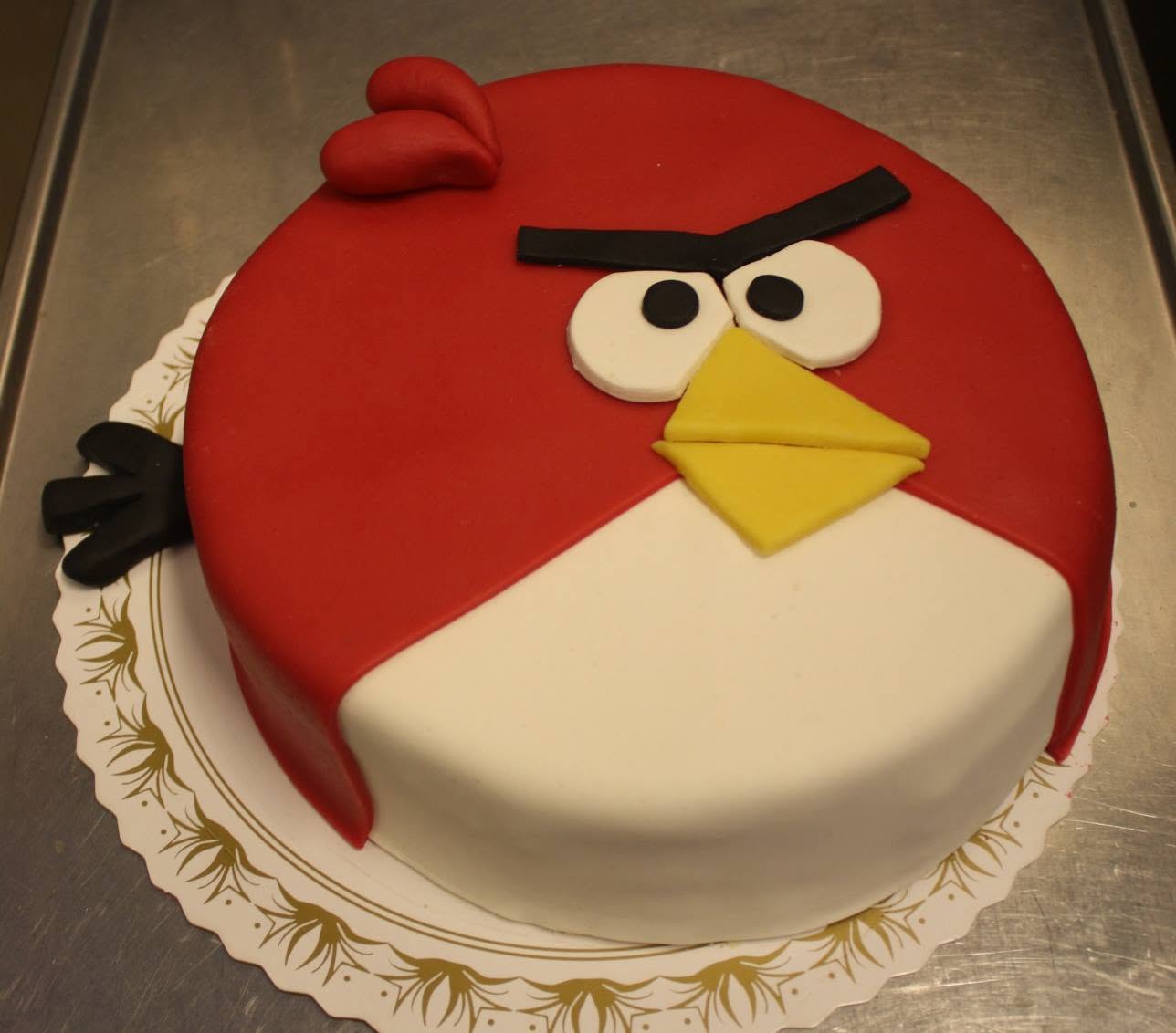 Angry birds tårta